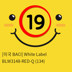 [미국 BACI] White Label BLW3148-RED-Q (134)