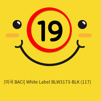 [미국 BACI] White Label BLW3173-BLK (117)