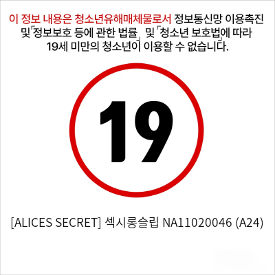 [ALICES SECRET] 섹시롱슬립 NA11020046 (A24)