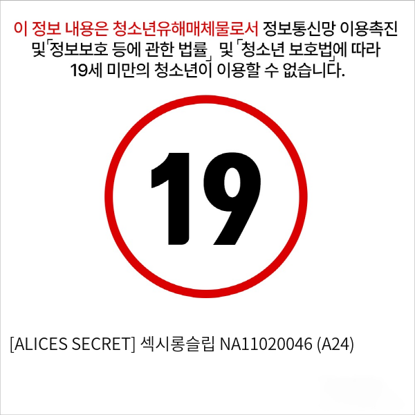 [ALICES SECRET] 섹시롱슬립 NA11020046 (A24)