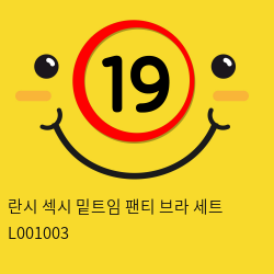 란시 섹시 밑트임 팬티 브라 세트 L001003